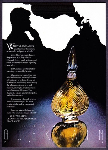 1978 guerlain chamade perfume - 1978,